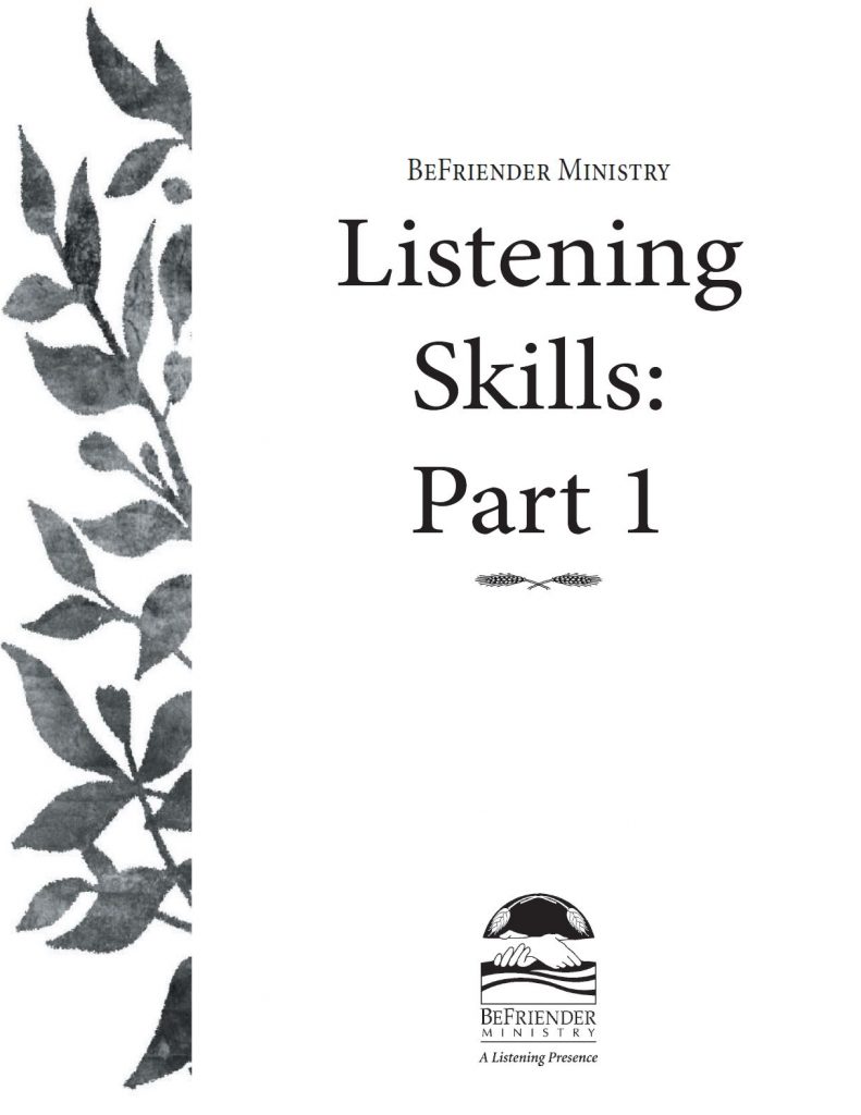 Listening Skills Part 1 Cover